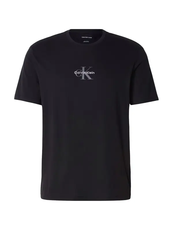 Calvin Klein Jeans Calvin Klein Jeans Majica 'CK Monogram Tonal Logo'  siva / črna / bela