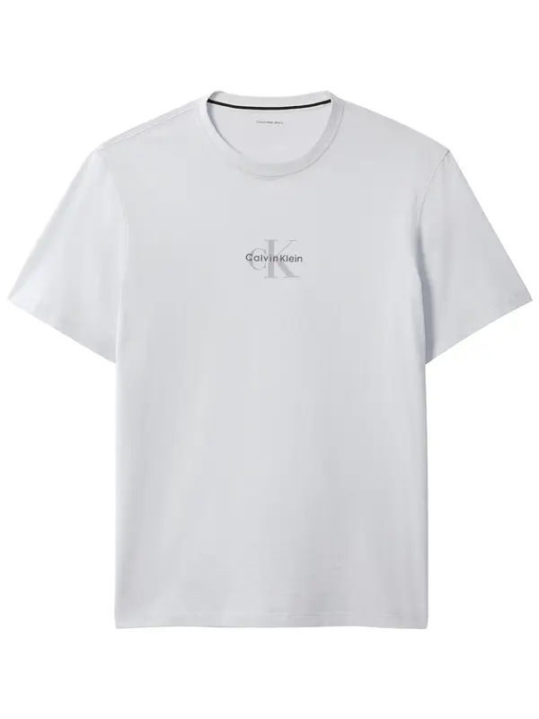 Calvin Klein Jeans Calvin Klein Jeans Majica 'CK Monogram Tonal Logo'  svetlo bež / temno bež