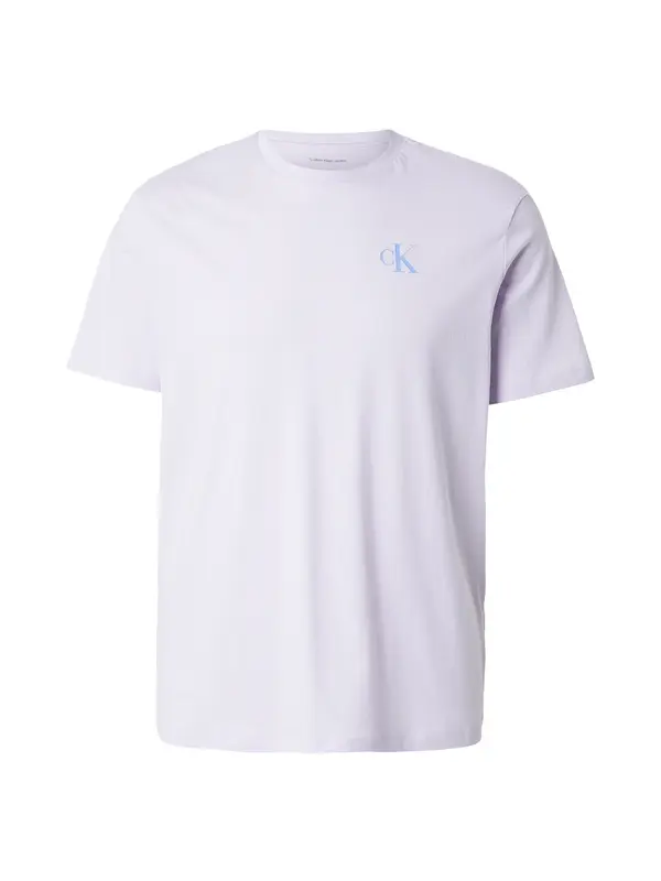 Calvin Klein Jeans Calvin Klein Jeans Majica 'CLASSIC'  azur / pastelno lila / bela