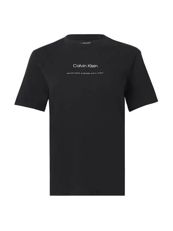 Calvin Klein Jeans Calvin Klein Jeans Majica 'CLASSIC'  črna / bela