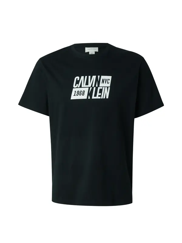 Calvin Klein Jeans Calvin Klein Jeans Majica 'CLASSIC'  črna / bela