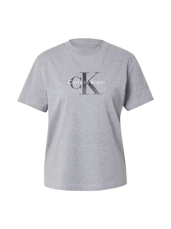 Calvin Klein Jeans Calvin Klein Jeans Majica 'Classic Logo'  pegasto siva / črna / bela