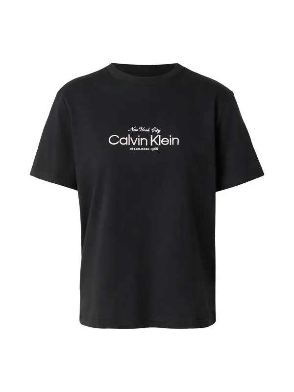 Calvin Klein Jeans Calvin Klein Jeans Majica 'Classic Nyc'  črna / bela