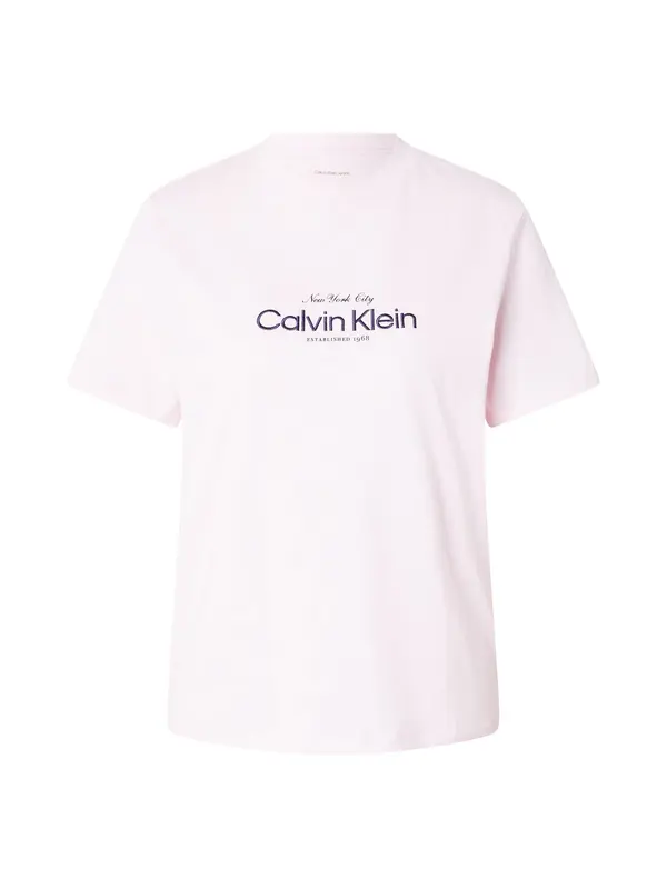 Calvin Klein Jeans Calvin Klein Jeans Majica 'CLASSIC NYC'  rosé / črna