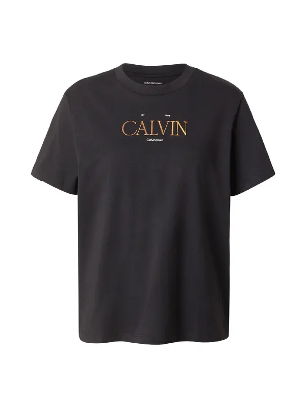 Calvin Klein Jeans Calvin Klein Jeans Majica 'CLASSIC'  zlata / črna