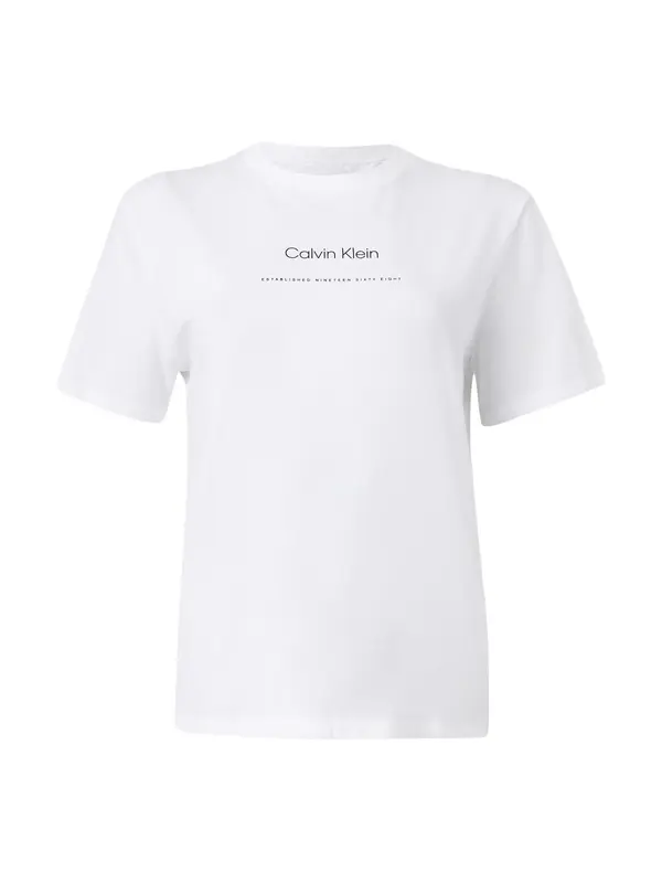 Calvin Klein Jeans Calvin Klein Jeans Majica 'CLASSIС'  črna / bela