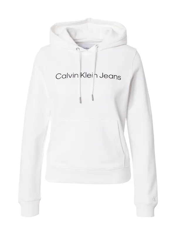 Calvin Klein Jeans Calvin Klein Jeans Majica 'CORE INSTITUTIONAL'  črna / bela