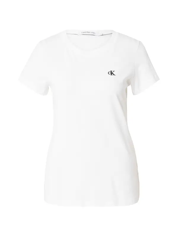 Calvin Klein Jeans Calvin Klein Jeans Majica  črna / bela