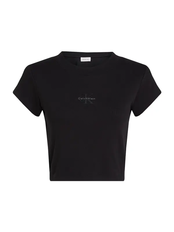 Calvin Klein Jeans Calvin Klein Jeans Majica  črna / bela