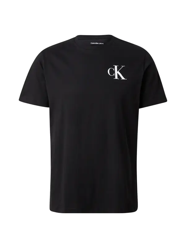 Calvin Klein Jeans Calvin Klein Jeans Majica  črna / bela