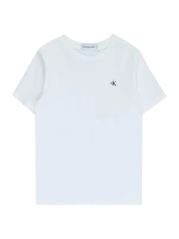 Calvin Klein Jeans Calvin Klein Jeans Majica  črna / bela
