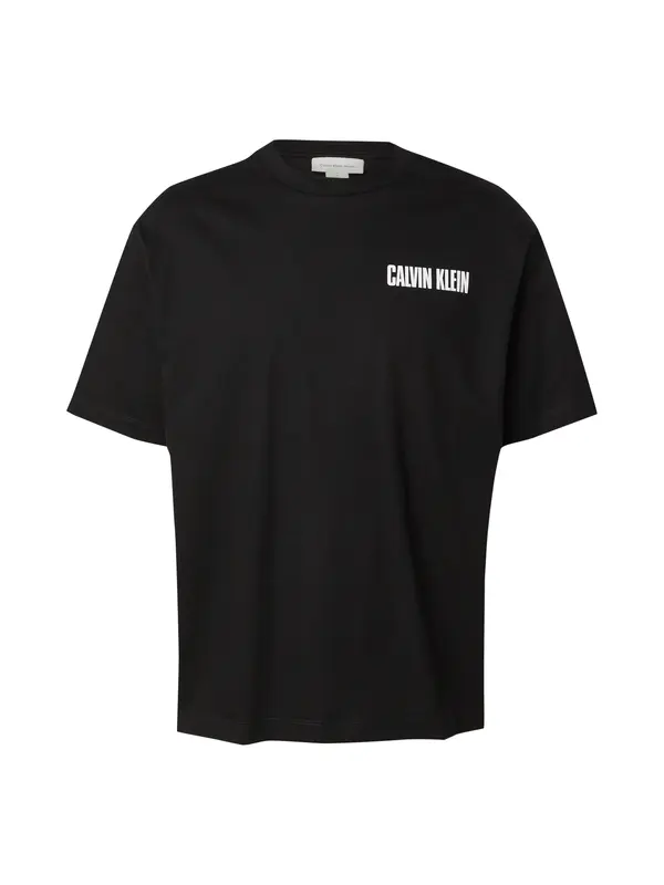 Calvin Klein Jeans Calvin Klein Jeans Majica  črna / bela