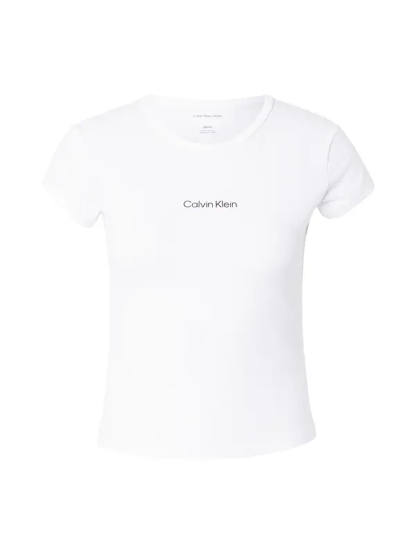 Calvin Klein Jeans Calvin Klein Jeans Majica  črna / bela
