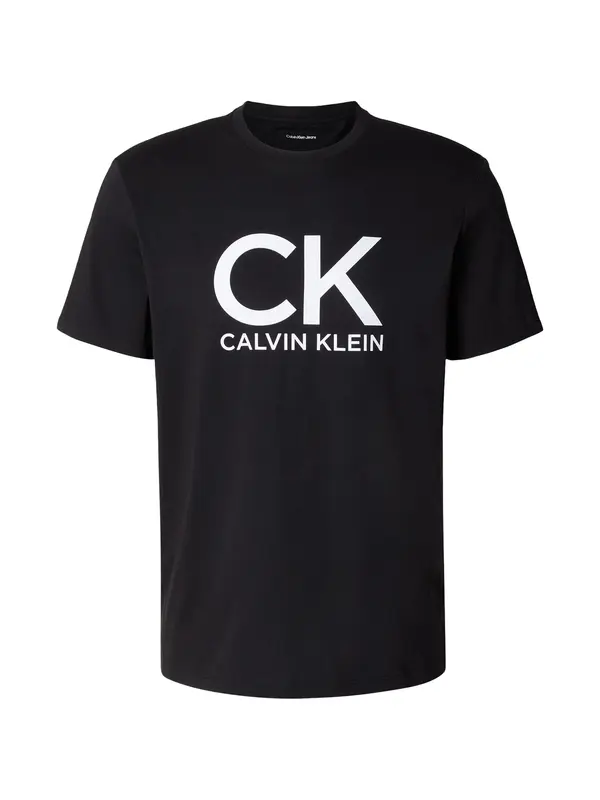 Calvin Klein Jeans Calvin Klein Jeans Majica  črna / bela