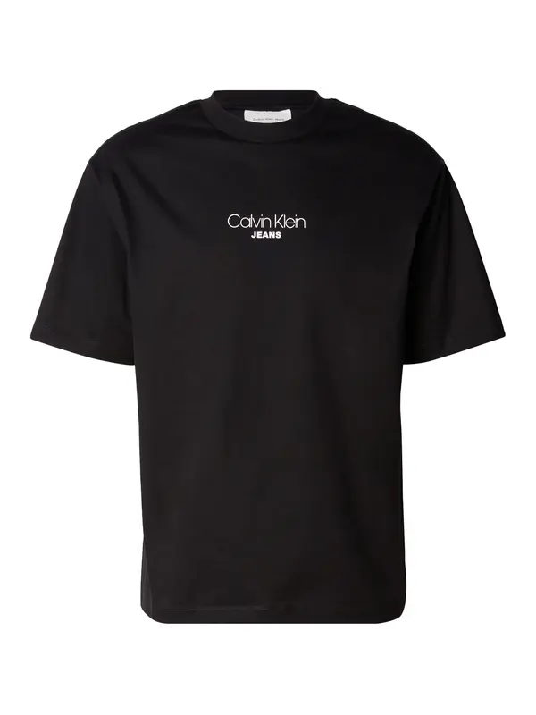 Calvin Klein Jeans Calvin Klein Jeans Majica  črna / bela
