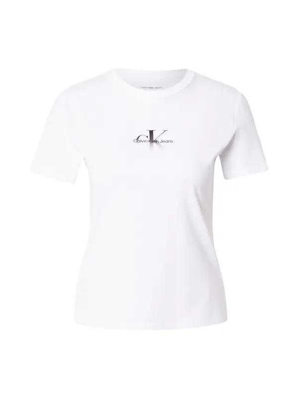 Calvin Klein Jeans Calvin Klein Jeans Majica  črna / bela
