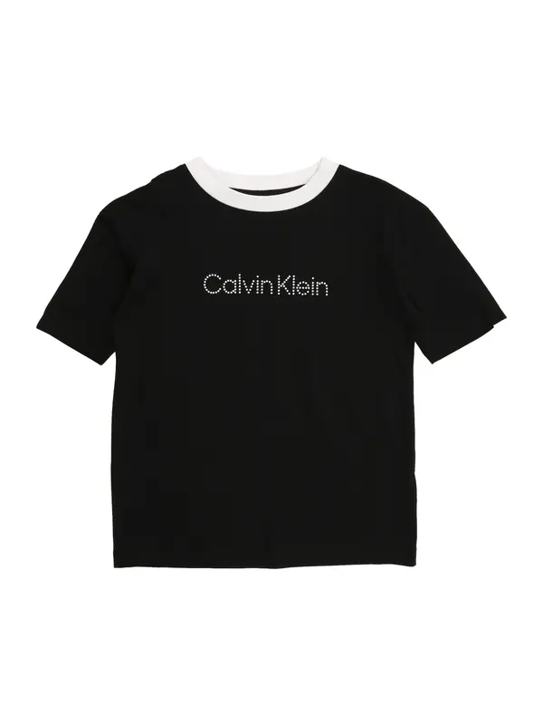 Calvin Klein Jeans Calvin Klein Jeans Majica  črna / bela