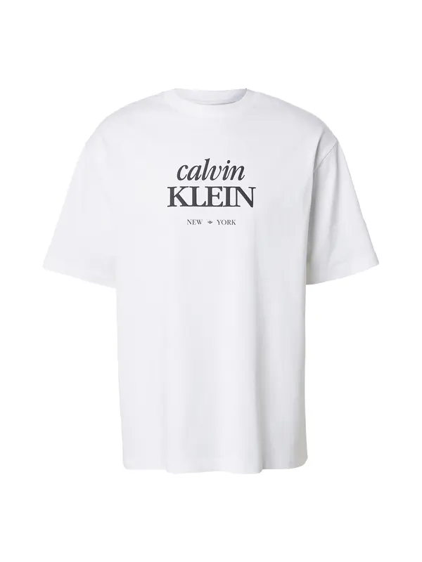 Calvin Klein Jeans Calvin Klein Jeans Majica  črna / bela