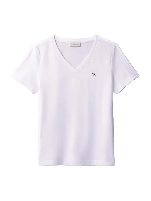 Calvin Klein Jeans Calvin Klein Jeans Majica  črna / bela
