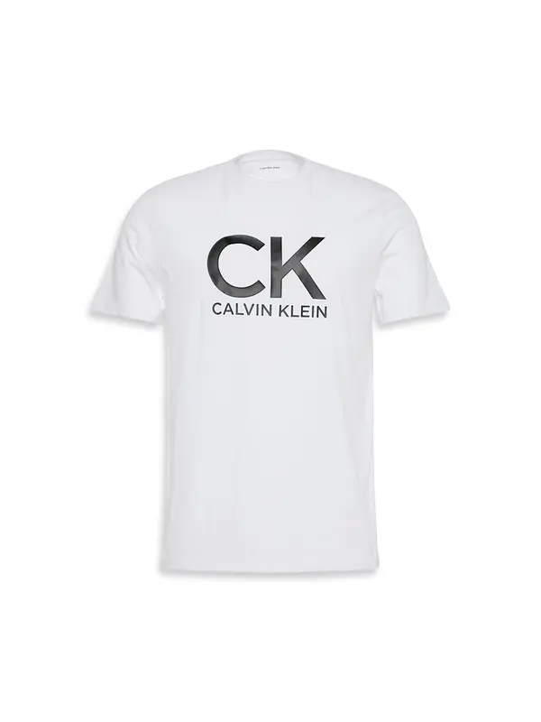 Calvin Klein Jeans Calvin Klein Jeans Majica  črna / bela