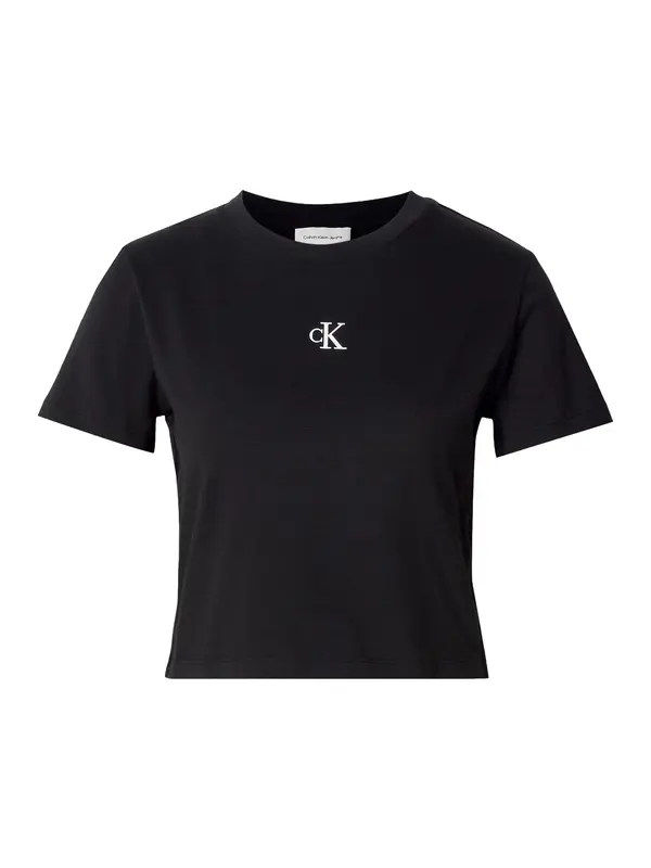 Calvin Klein Jeans Calvin Klein Jeans Majica  črna / bela
