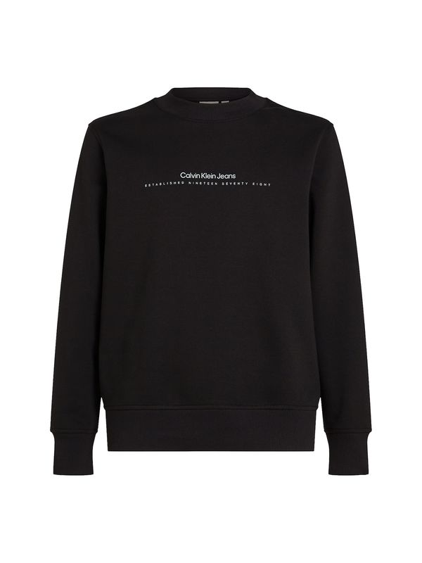 Calvin Klein Jeans Calvin Klein Jeans Majica  črna / bela