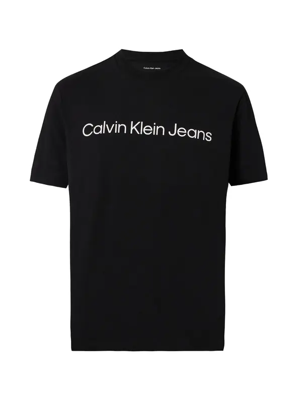 Calvin Klein Jeans Calvin Klein Jeans Majica  črna / bela
