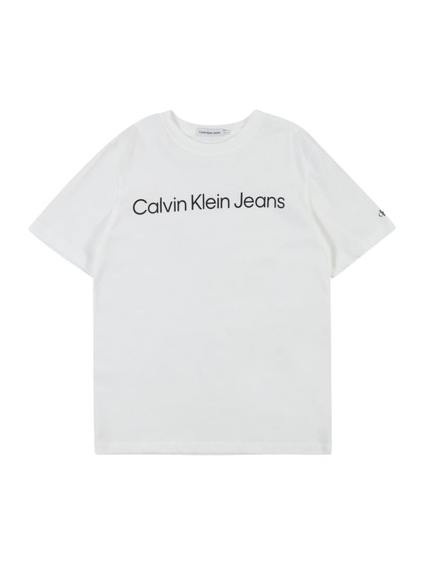 Calvin Klein Jeans Calvin Klein Jeans Majica  črna / off-bela