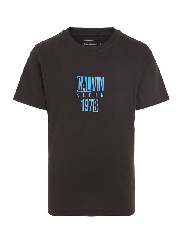 Calvin Klein Jeans Calvin Klein Jeans Majica 'GOOD LEVEL'  azur / črna