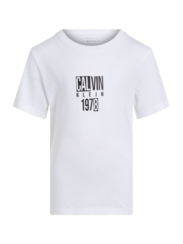 Calvin Klein Jeans Calvin Klein Jeans Majica 'GOOD LEVEL'  črna / bela