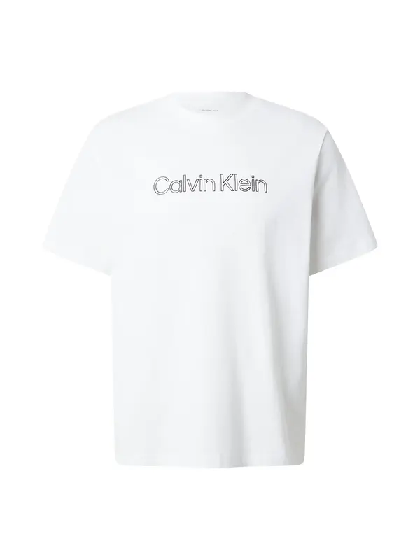 Calvin Klein Jeans Calvin Klein Jeans Majica 'Graphic Logo'  črna / bela