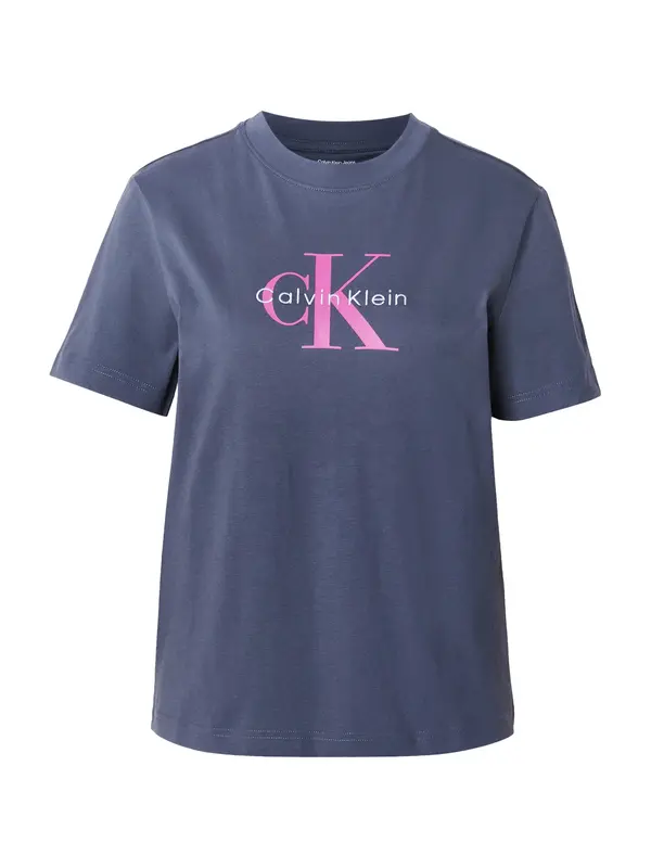 Calvin Klein Jeans Calvin Klein Jeans Majica 'Hero Classic'  bazaltno siva / fuksija / bela