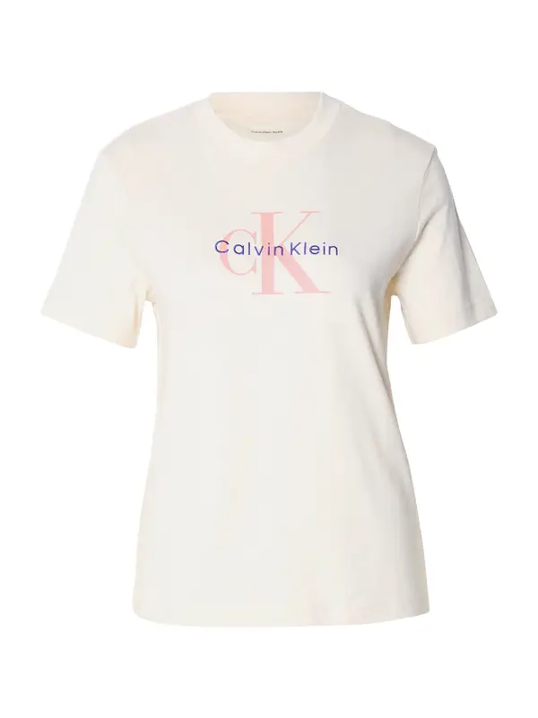 Calvin Klein Jeans Calvin Klein Jeans Majica 'Hero Classic'  vijolično modra / pitaja / bela