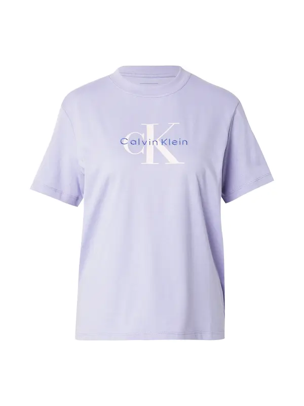 Calvin Klein Jeans Calvin Klein Jeans Majica 'HERO CLASSIC'  vijolično modra / sivka / bela