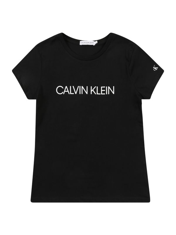 Calvin Klein Jeans Calvin Klein Jeans Majica 'Institutional'  črna / bela