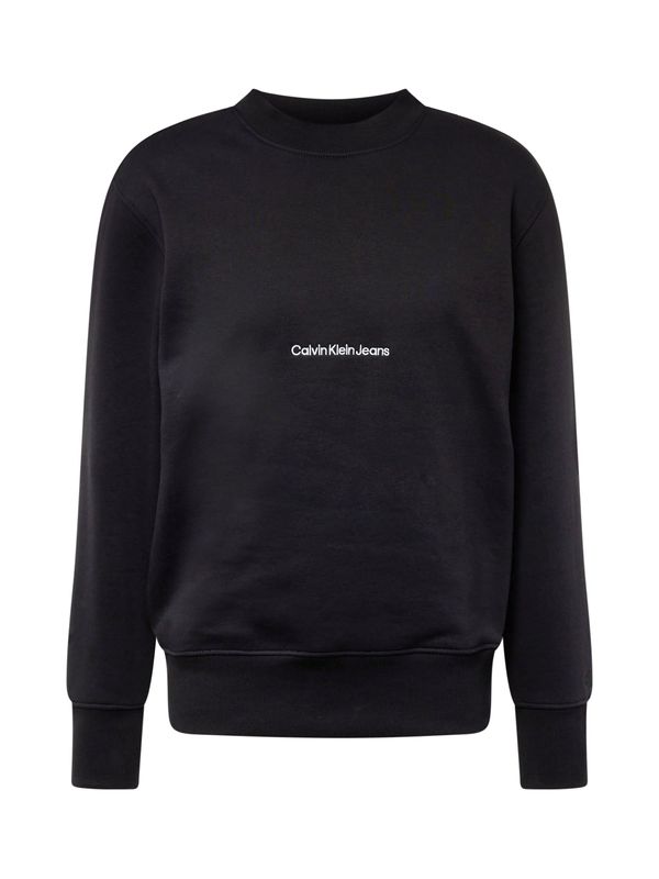 Calvin Klein Jeans Calvin Klein Jeans Majica 'Institutional'  črna / bela