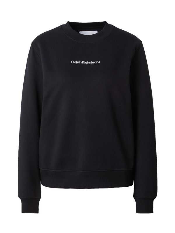 Calvin Klein Jeans Calvin Klein Jeans Majica 'INSTITUTIONAL'  črna / bela