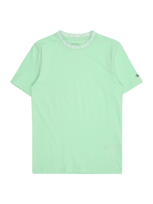 Calvin Klein Jeans Calvin Klein Jeans Majica 'INTARSIA'  meta / bela