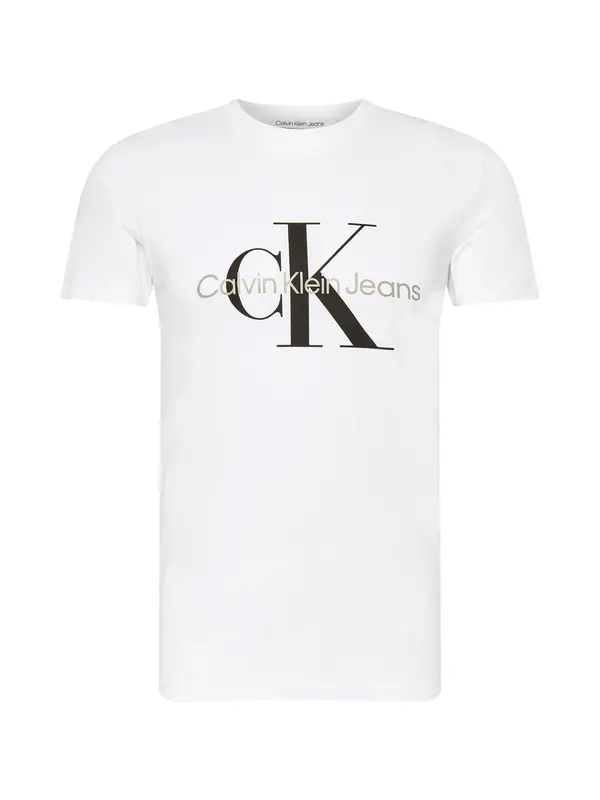 Calvin Klein Jeans Calvin Klein Jeans Majica  kamen / črna / bela