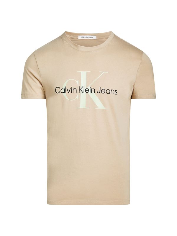 Calvin Klein Jeans Calvin Klein Jeans Majica  kremna / črna / bela