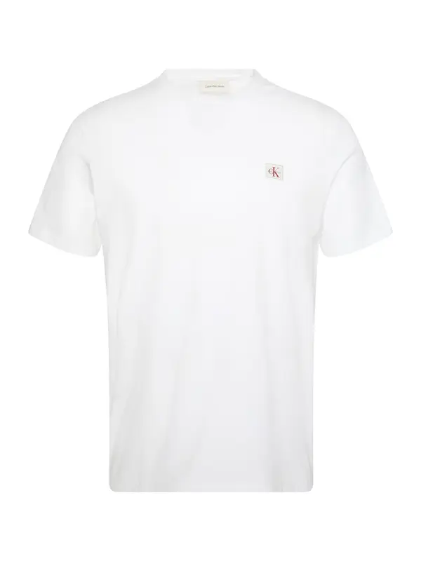 Calvin Klein Jeans Calvin Klein Jeans Majica  kremna / krvavo rdeča / bela