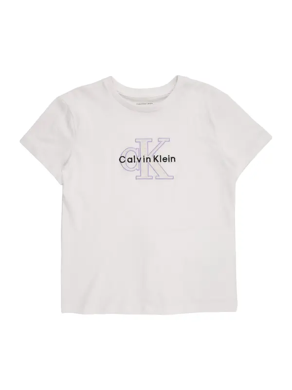 Calvin Klein Jeans Calvin Klein Jeans Majica  lila / črna / bela
