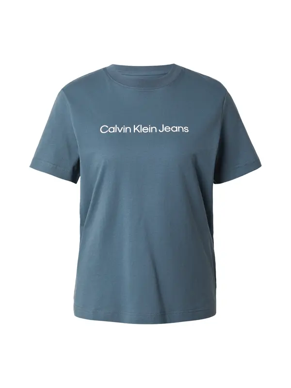 Calvin Klein Jeans Calvin Klein Jeans Majica 'Linear Logo'  opal / bela