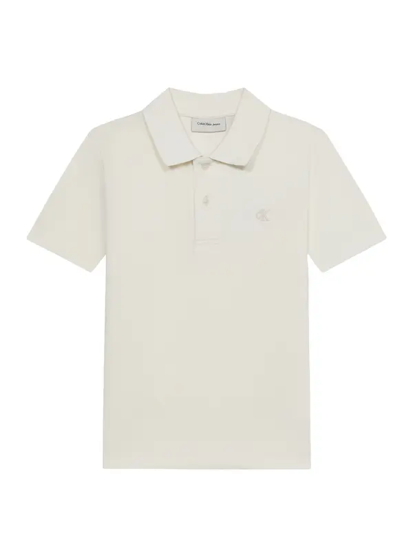 Calvin Klein Jeans Calvin Klein Jeans Majica 'Logo Embroidery'  naravno bela