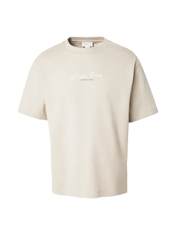 Calvin Klein Jeans Calvin Klein Jeans Majica 'Logo Graphic'  dimno modra / temno siva / bela