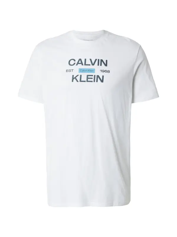 Calvin Klein Jeans Calvin Klein Jeans Majica 'Logo Graphic'  safir / svetlo modra / bela