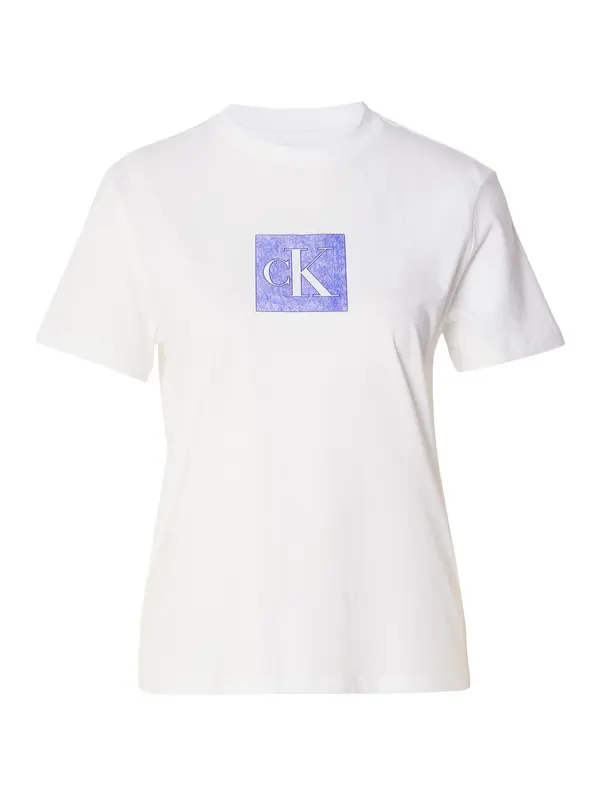 Calvin Klein Jeans Calvin Klein Jeans Majica  modra / bela