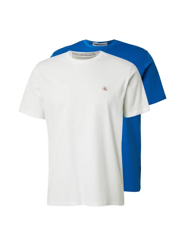 Calvin Klein Jeans Calvin Klein Jeans Majica  modra / bela
