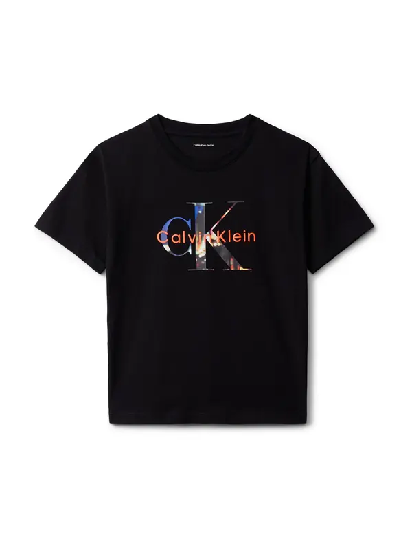 Calvin Klein Jeans Calvin Klein Jeans Majica  modra / rumena / svetlo oranžna / črna