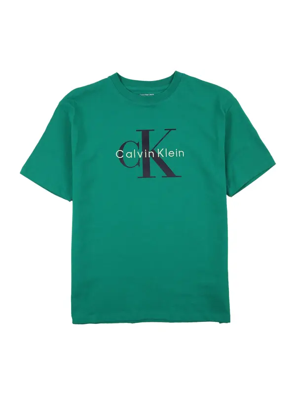 Calvin Klein Jeans Calvin Klein Jeans Majica  nočno modra / smaragd / pastelno zelena